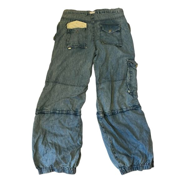Free People We The Free South Bay Utility Cargo Jeans Small - Picture 10 of 15